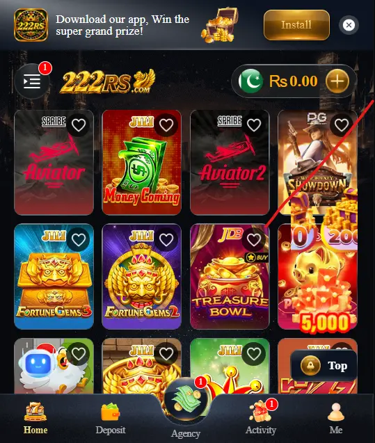 222RS Game